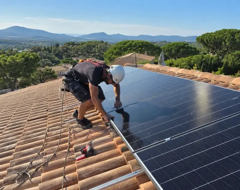 Installateur panneaux solaires Sundhouse — pose photovoltaïque sur toiture