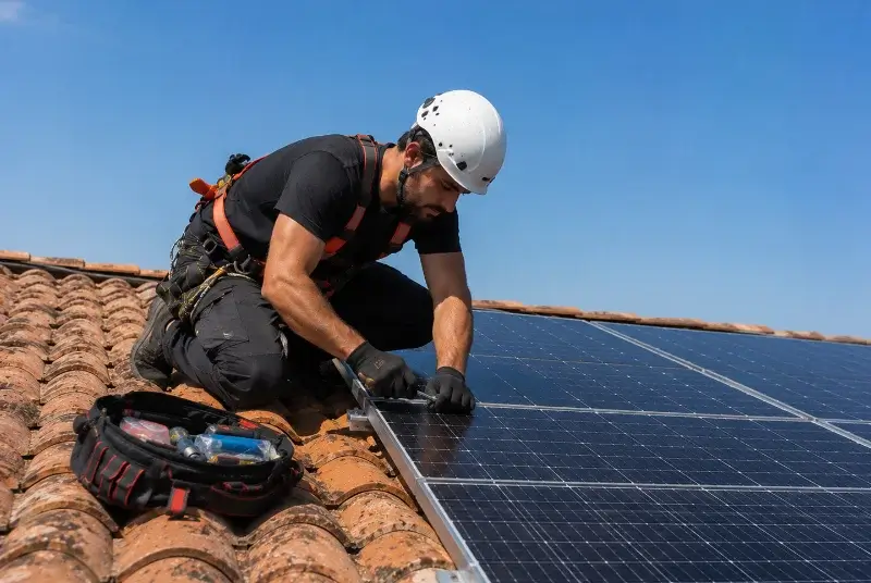 Maintenance et monitoring de panneaux solaires à Sundhouse