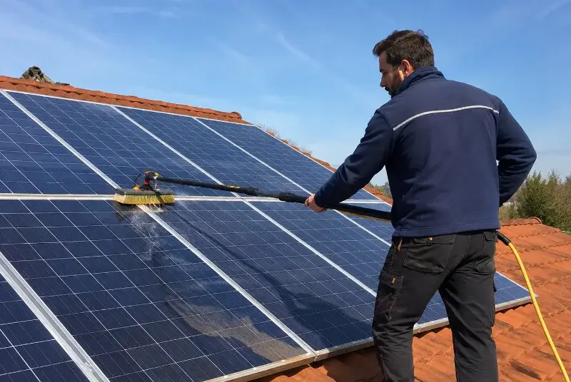 Nettoyage et entretien de panneaux solaires à Sundhouse